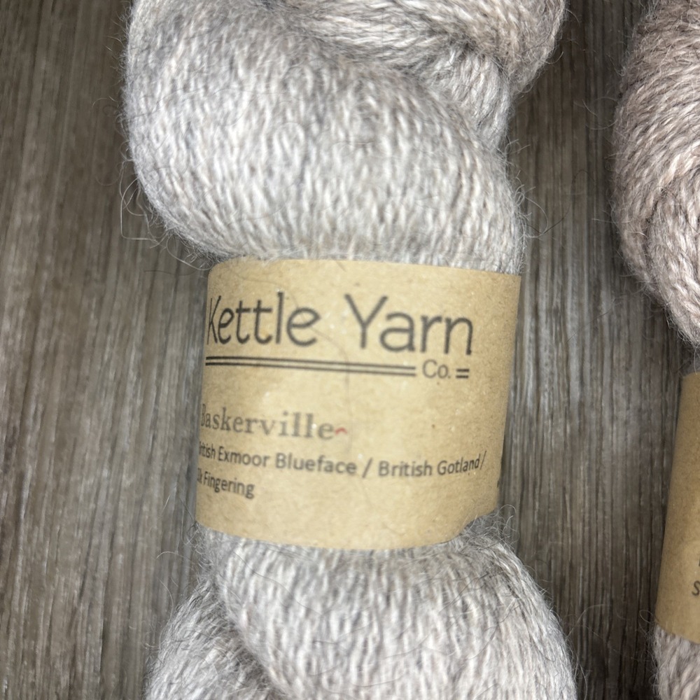 Kettle Yarn Co 2 Skeins Baskerville Yarn British Fingering 437y Special Edition - Picture 3 of 8